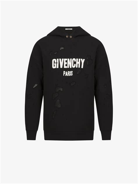 givenchy paris mens jumper|givenchy destroyed hoodie.